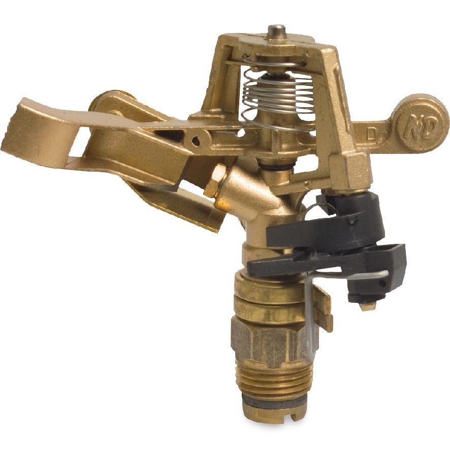 1/2 Brass Impact Sprinkler - Full & Part Circle. Code IRR-SPR050BR - Rigby  Taylor